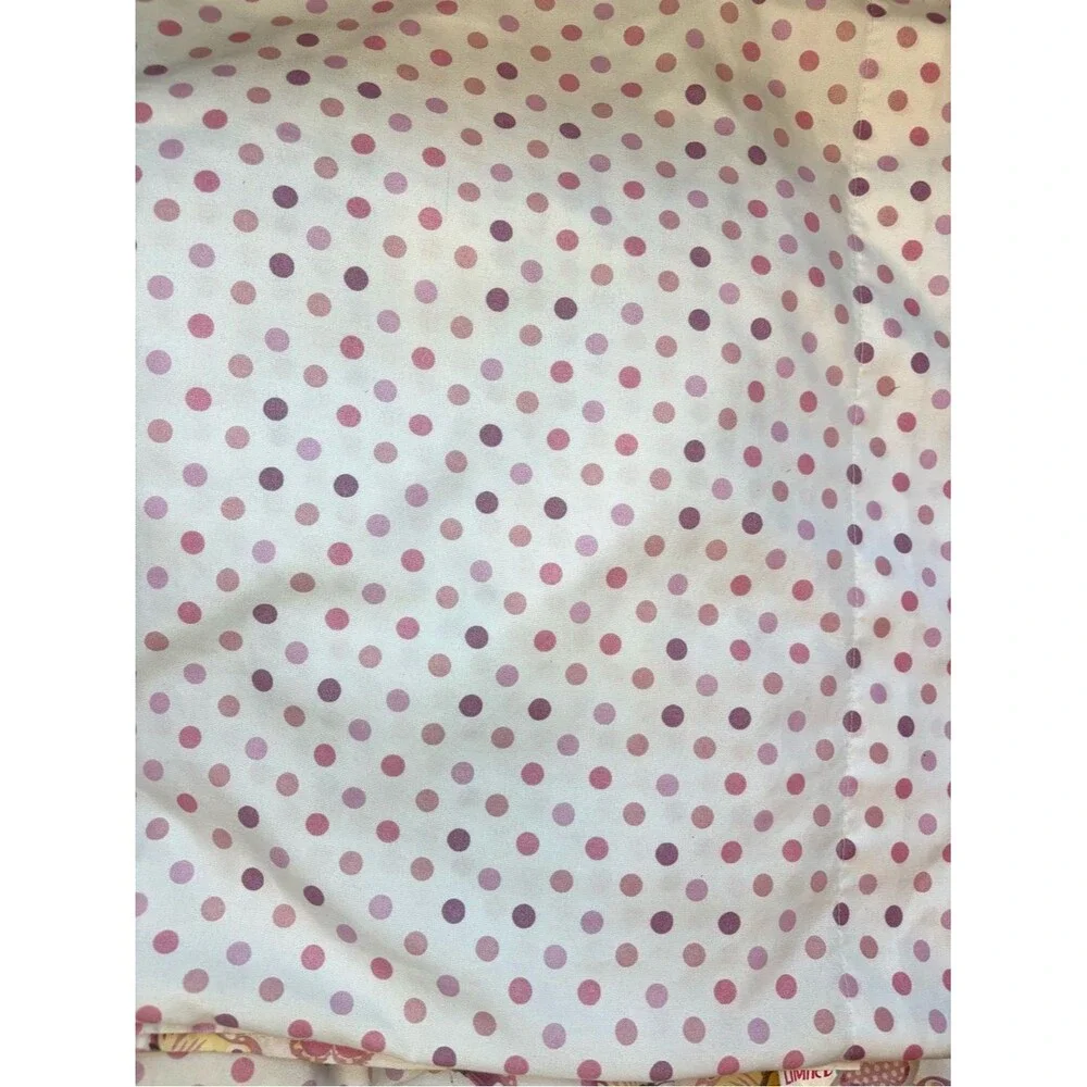 Limited Too Butterfly Polka Dot Floral Twin Sheet Set Pink Y2K Pattern Block
